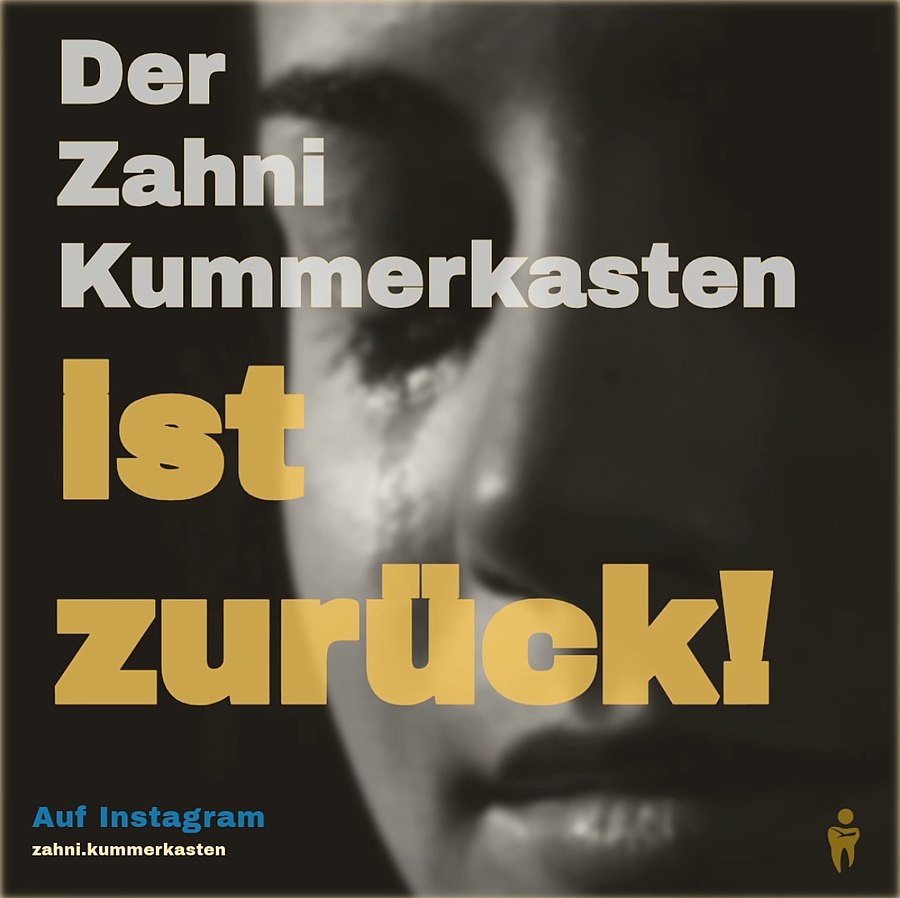 Zahniportal reaktiviert den Zahni-Kummerkasten