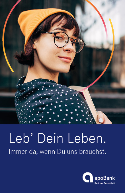 Jetzt kostenloses Studierendenkonto bei der apoBank eröffnen – mit 100 € Prämie!